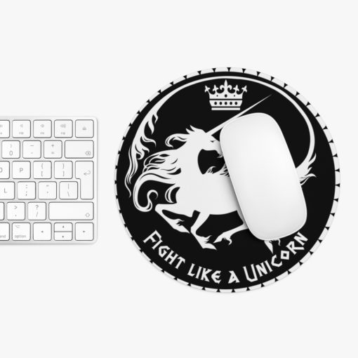 Fight like a Unicorn - Mouse Pad - Image 3