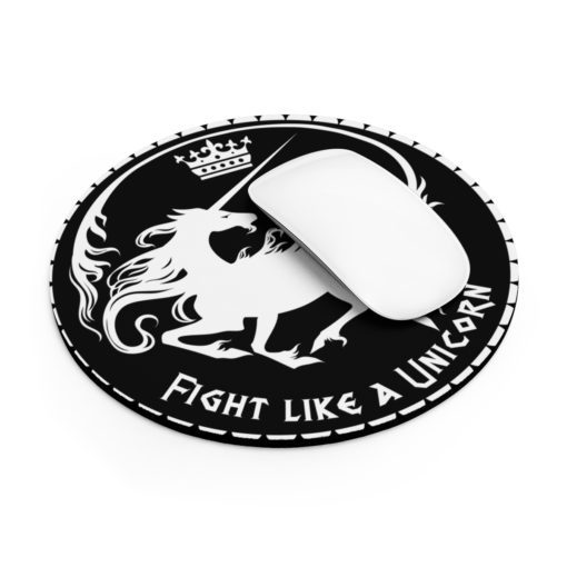 Fight like a Unicorn - Mouse Pad - Image 4