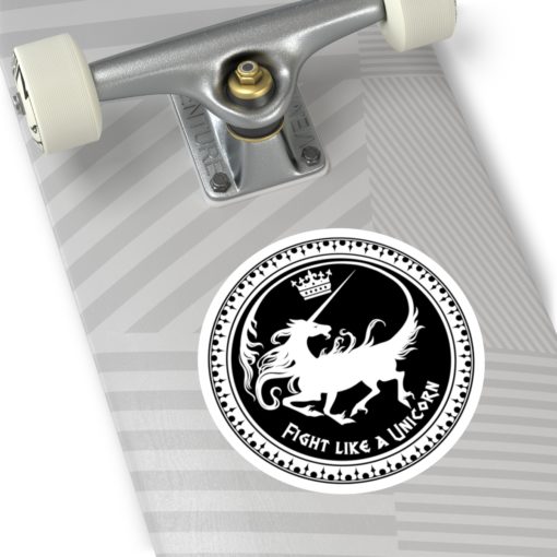 Fight like a Unicorn - Round Stickers, IndoorOutdoor - Image 14
