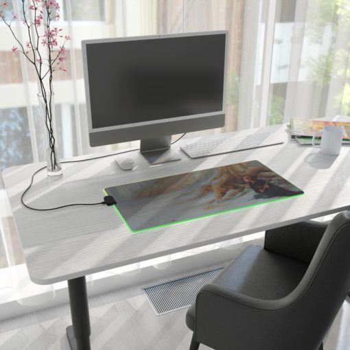 Winters Last Goodbye - LED Gaming Mouse Pad - Image 7