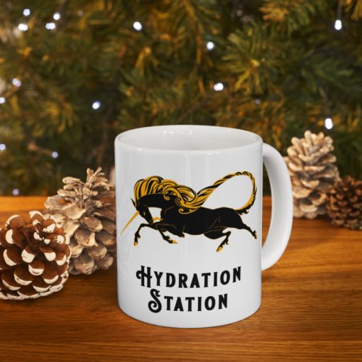 Unicorn Hydration Station - Ceramic Mug, (11oz, 15oz) - Image 10