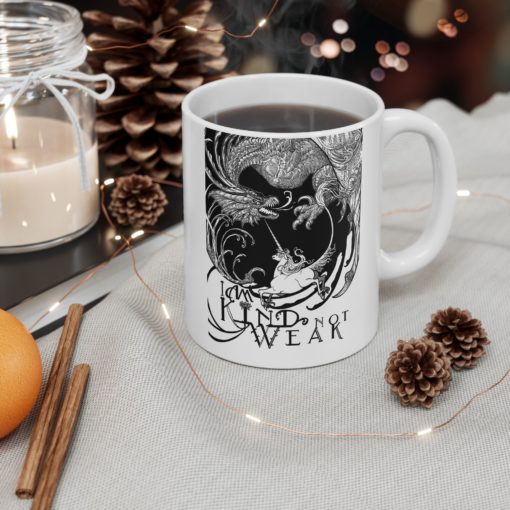 Kind Not Weak - Ceramic Mug, (11oz, 15oz) - Image 6