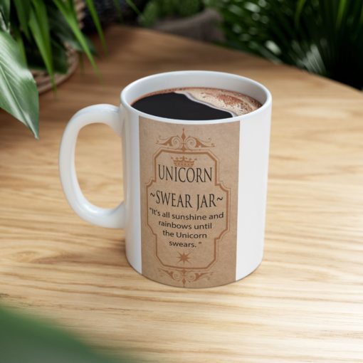Fight Like a Unicorn - Ceramic Mug, (11oz, 15oz) - Image 9