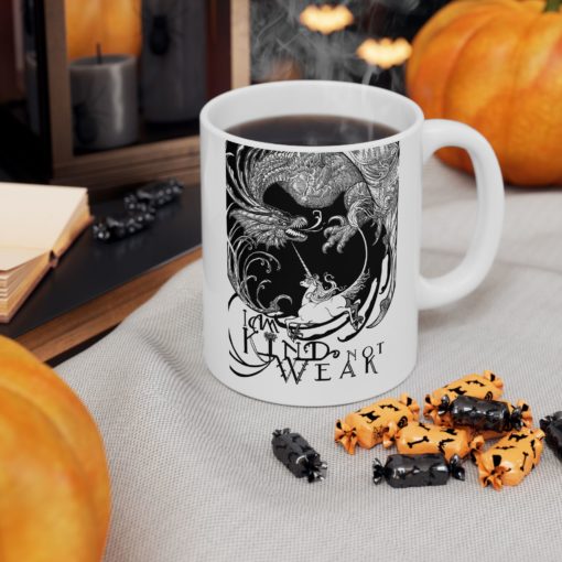 Kind Not Weak - Ceramic Mug, (11oz, 15oz) - Image 7