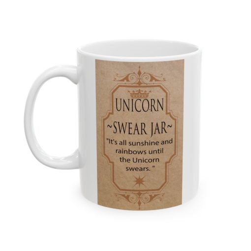 Fight Like a Unicorn - Ceramic Mug, (11oz, 15oz) - Image 4