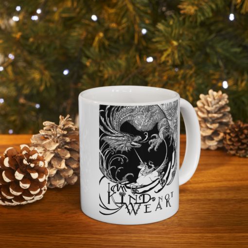 Kind Not Weak - Ceramic Mug, (11oz, 15oz) - Image 10