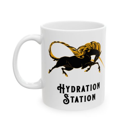 Unicorn Hydration Station - Ceramic Mug, (11oz, 15oz) - Image 4