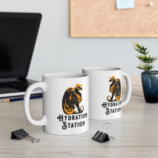 Dragon Hydration Station - Ceramic Mug, (11oz, 15oz)