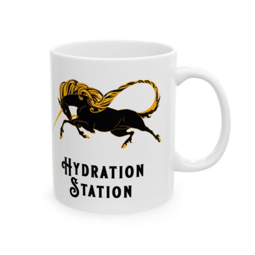 Unicorn Hydration Station - Ceramic Mug, (11oz, 15oz) - Image 5