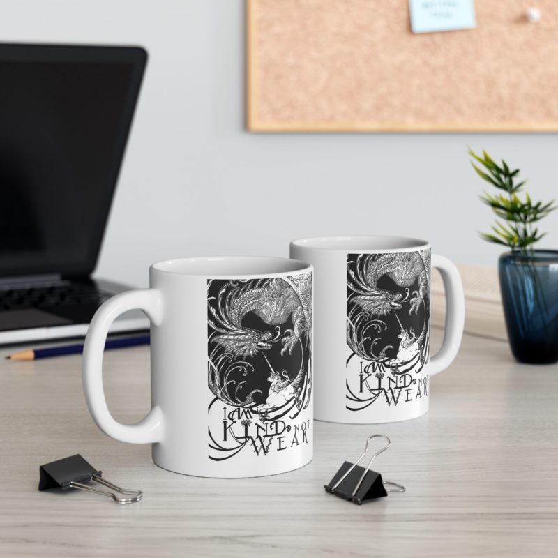 Kind Not Weak - Ceramic Mug, (11oz, 15oz)