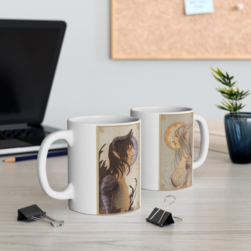 The Sun and Moon - Ceramic Mug, (11oz, 15oz)