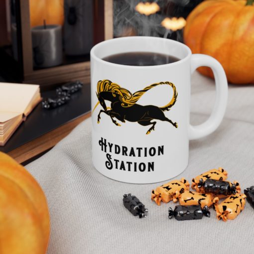 Unicorn Hydration Station - Ceramic Mug, (11oz, 15oz) - Image 7