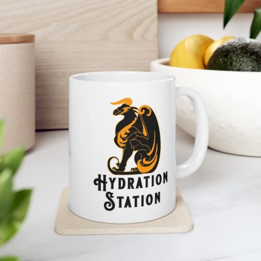 Dragon Hydration Station - Ceramic Mug, (11oz, 15oz) - Image 8