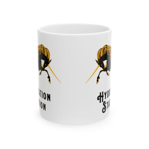 Unicorn Hydration Station - Ceramic Mug, (11oz, 15oz) - Image 2