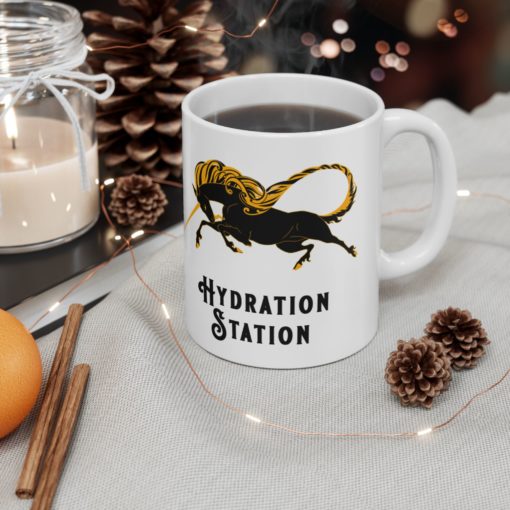 Unicorn Hydration Station - Ceramic Mug, (11oz, 15oz) - Image 6