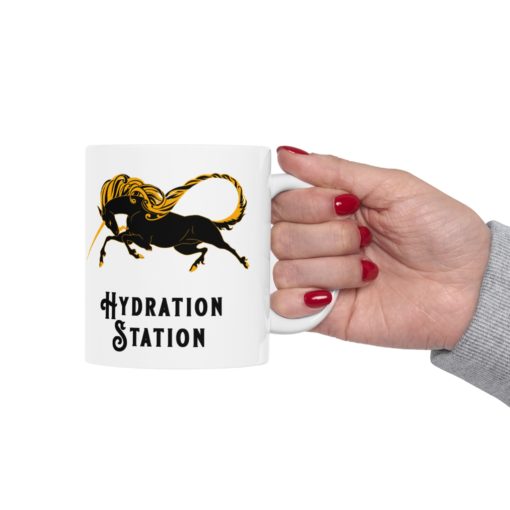Unicorn Hydration Station - Ceramic Mug, (11oz, 15oz) - Image 13