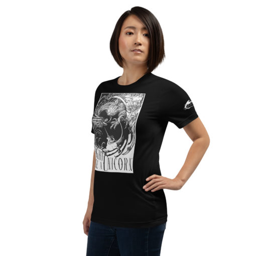Fight Like A Unicorn Unisex t-shirt - Image 4