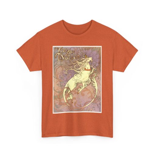 You are Enough - Unisex Heavy Cotton Tee - Image 7