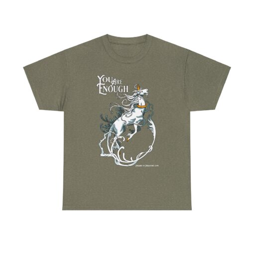 You are enough - Unisex Heavy Cotton Tee - Image 17
