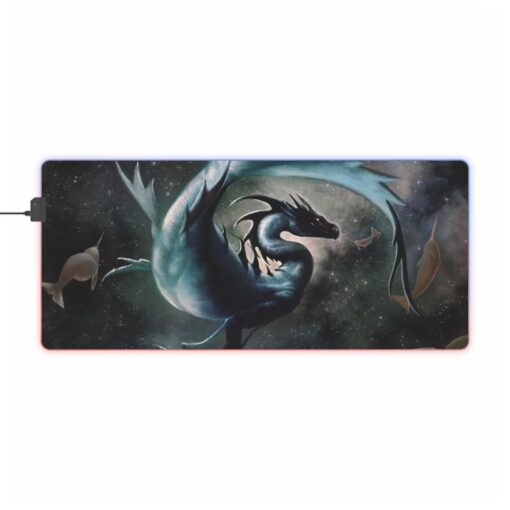 Cosmic Seas - LED Gaming Mouse Pad - Dynamic RGB Light-Up Desk Accessory - Image 5