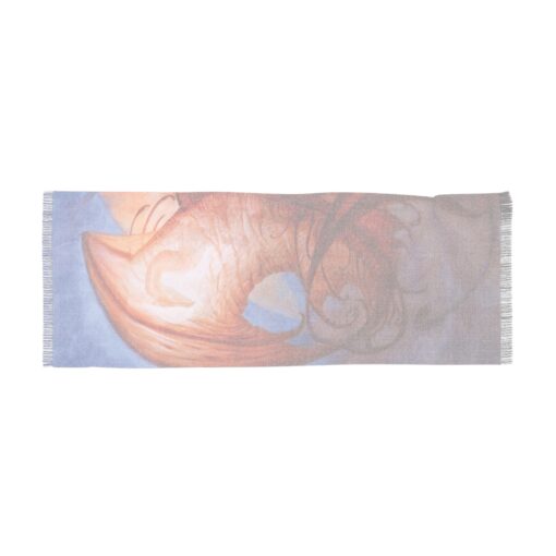 Daughter of the Cosmos - Artistic Light Scarf - Unique Colorful Design for Everyday Elegance - Image 2
