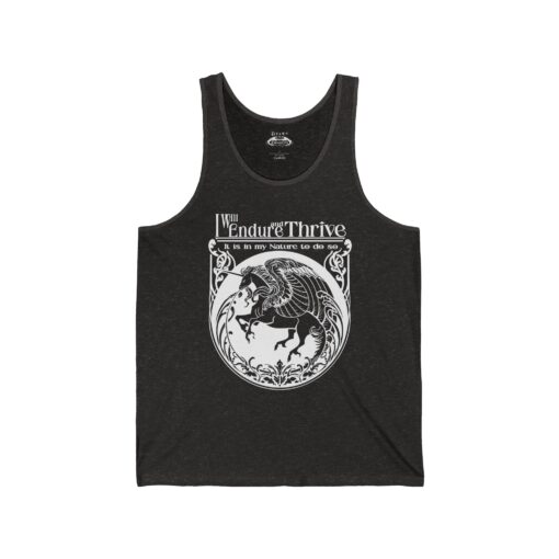 I Will Endure & Thrive - Inspirational Unisex Jersey Tank - Image 3